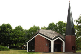 Außenansicht der Adventskapelle Kronsforde