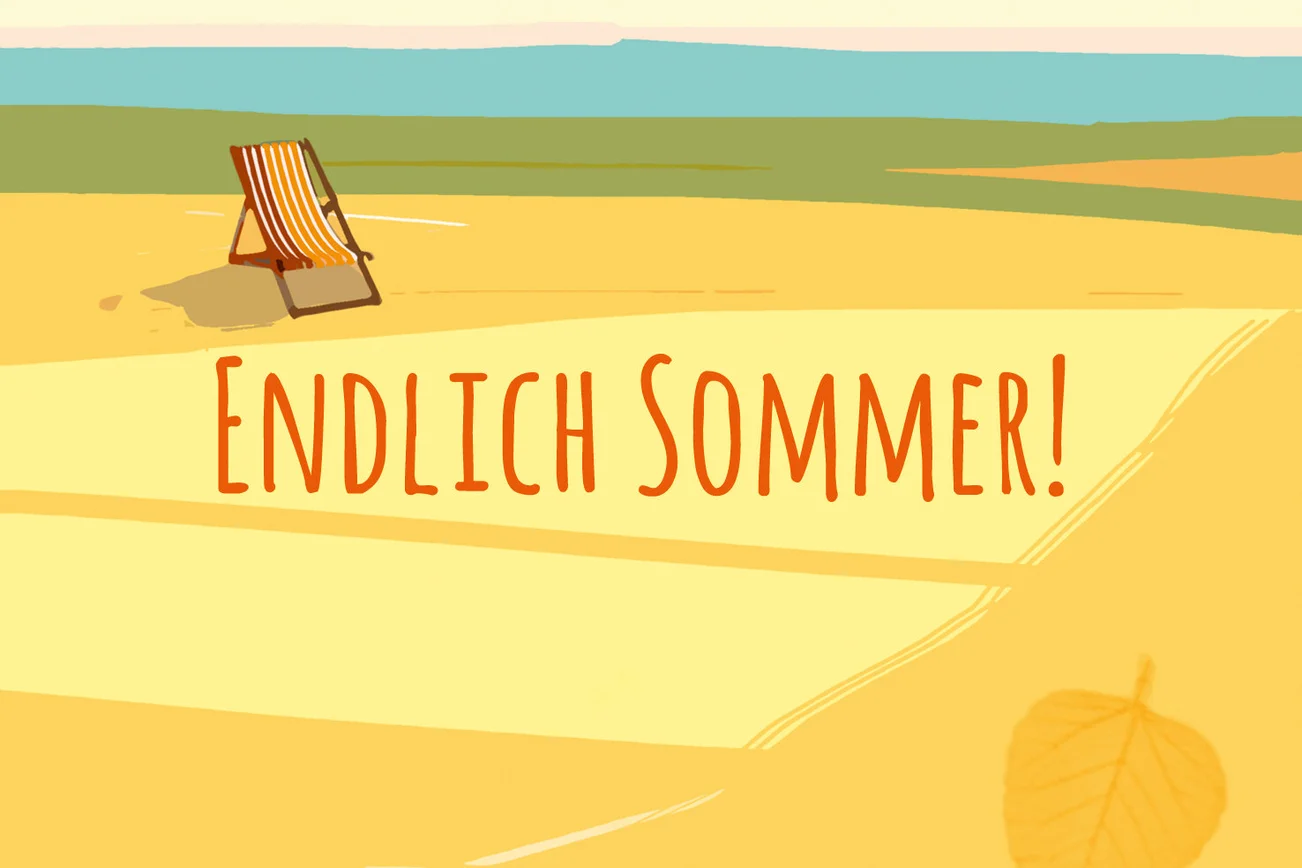 Liegestuhl am Strand